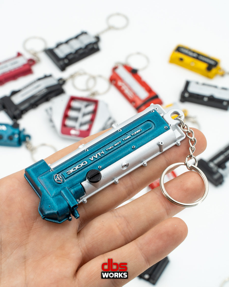 2JZ-GTE VVT-i (Supra) valve cover keychain