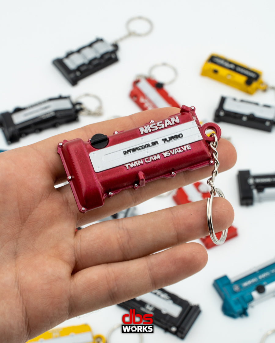 SR20DET (200SX Silvia S13) valve cover keychain