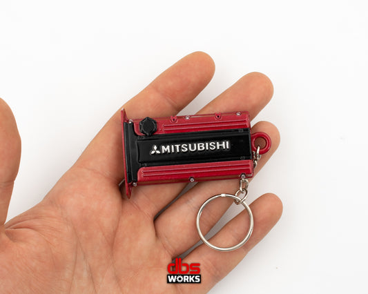 4G63T (Lancer Evolution) valve cover keychain