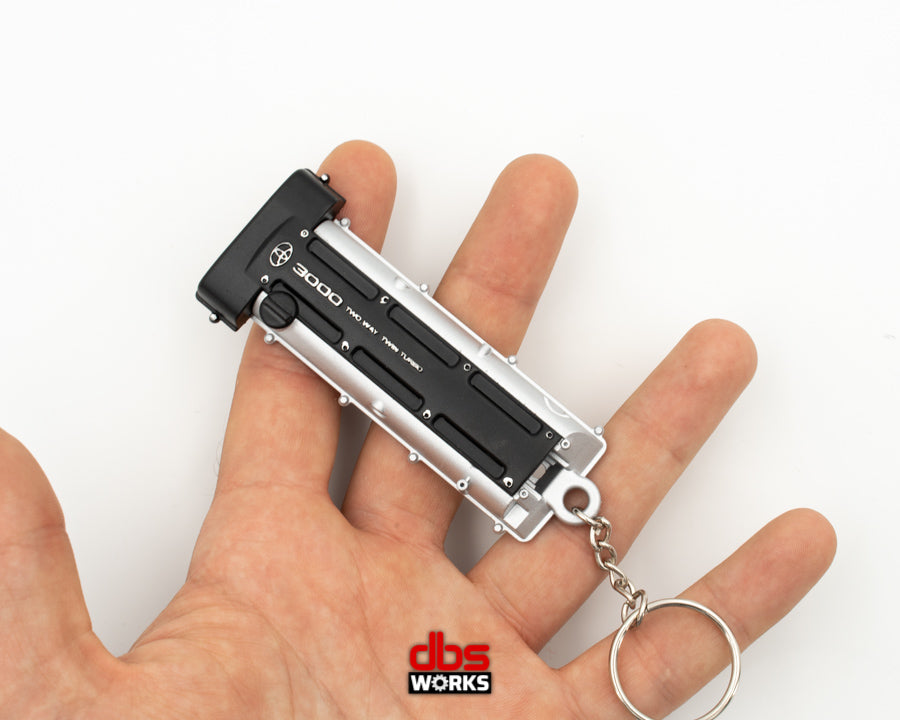 2JZ-GTE (Supra) valve cover keychain