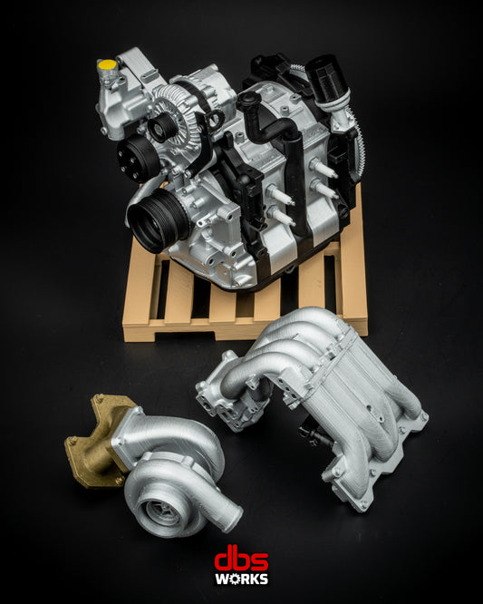 1/4 Mazda 13B Rotary Engine - Assembled