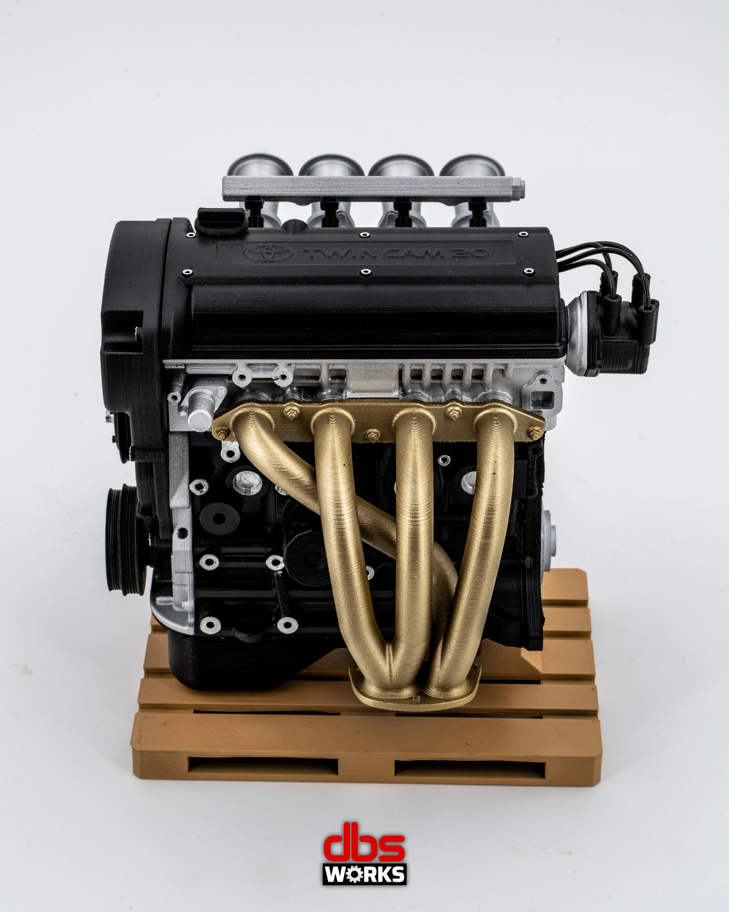 1/4 Toyota 4A-GE 20V Blacktop Engine - Assembled