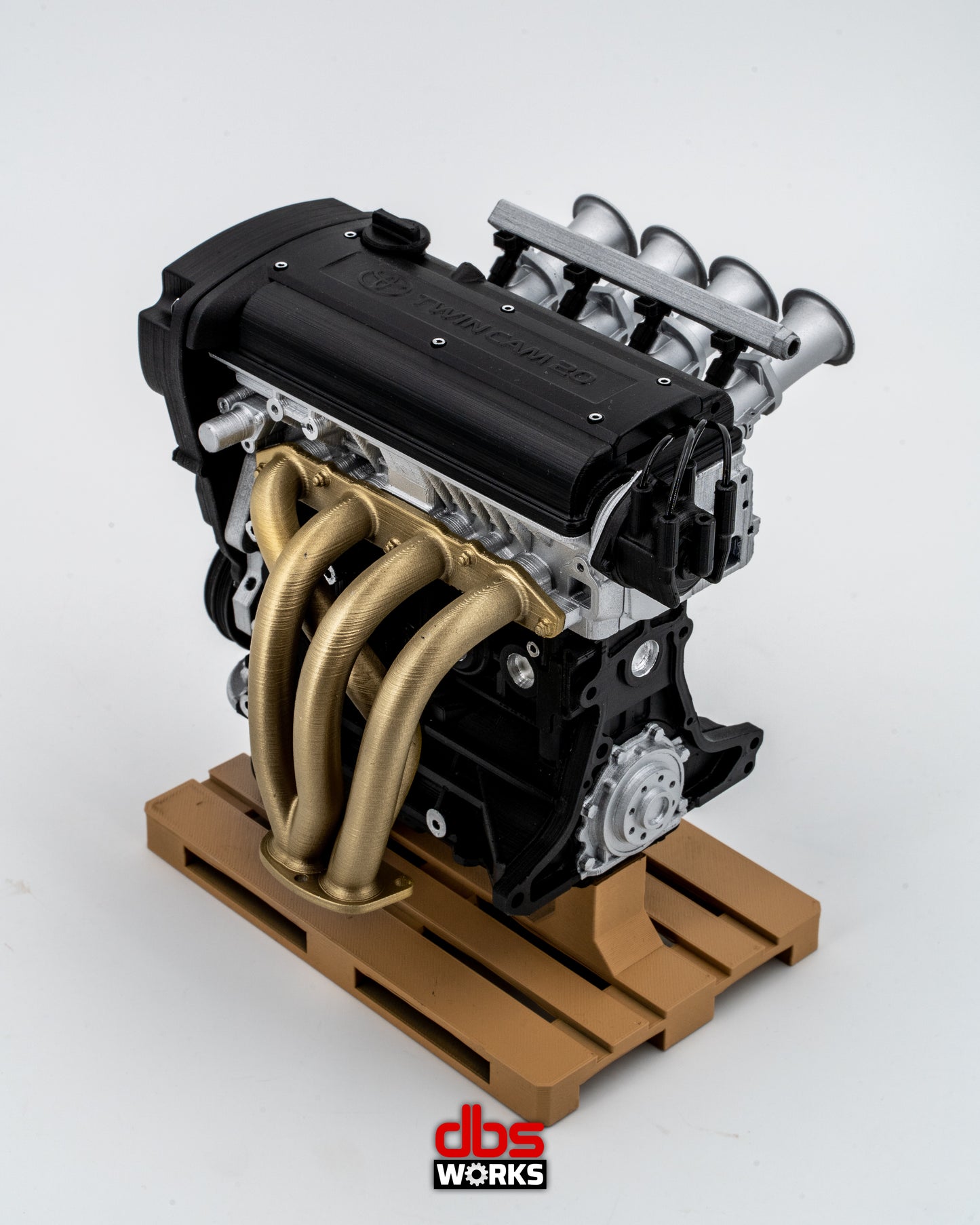 1/4 Toyota 4A-GE 20V Blacktop Engine - Assembled