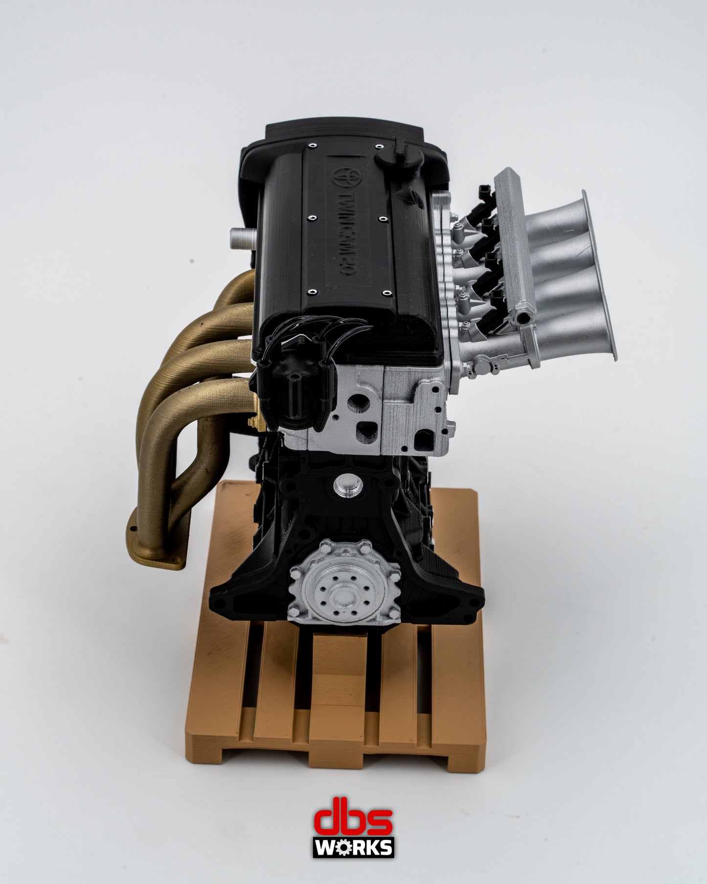 1/4 Toyota 4A-GE 20V Blacktop Engine - Assembled