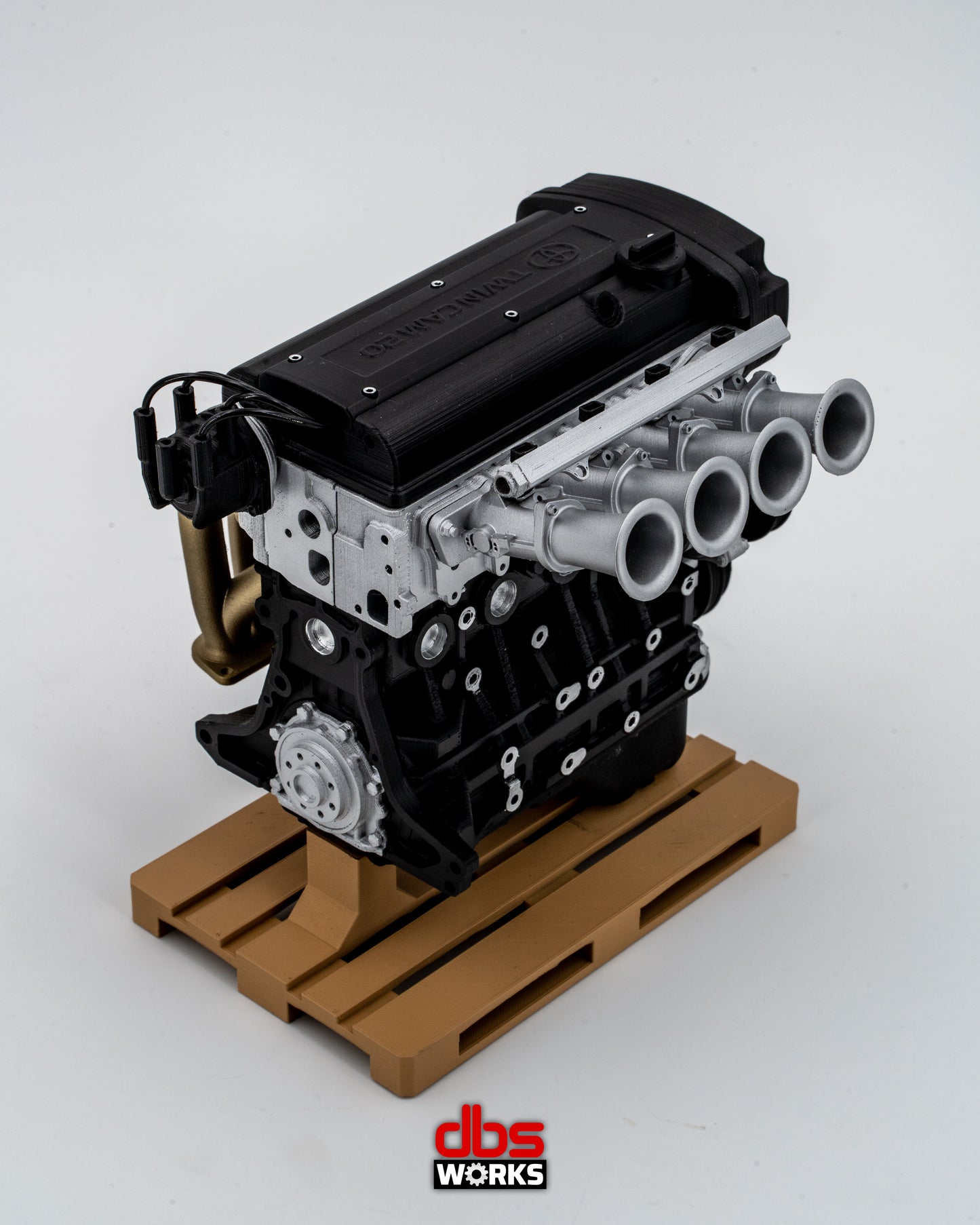 1/4 Toyota 4A-GE 20V Blacktop Engine - Assembled