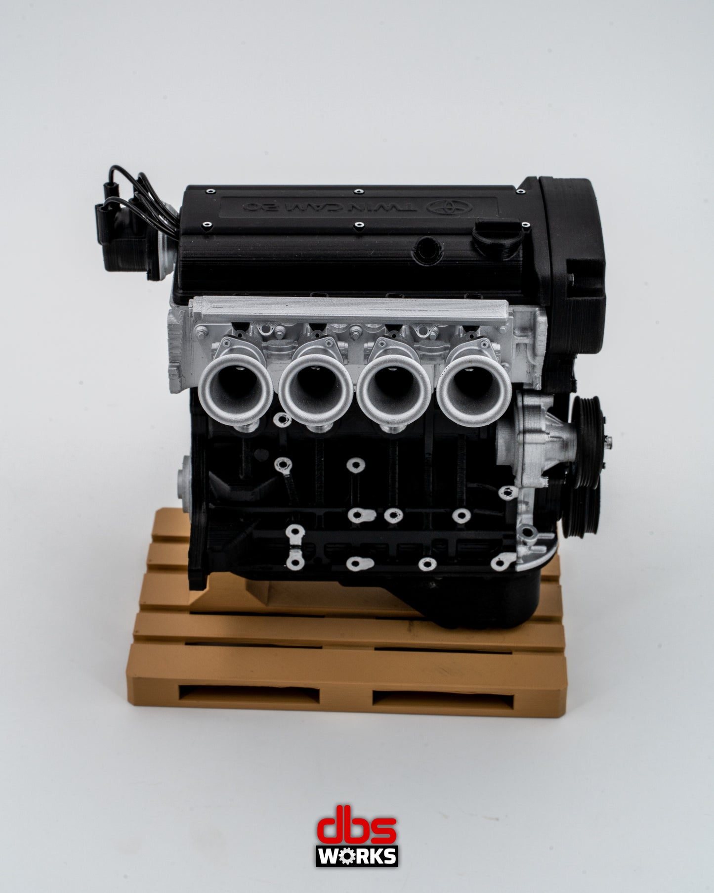1/4 Toyota 4A-GE 20V Blacktop Engine - Assembled