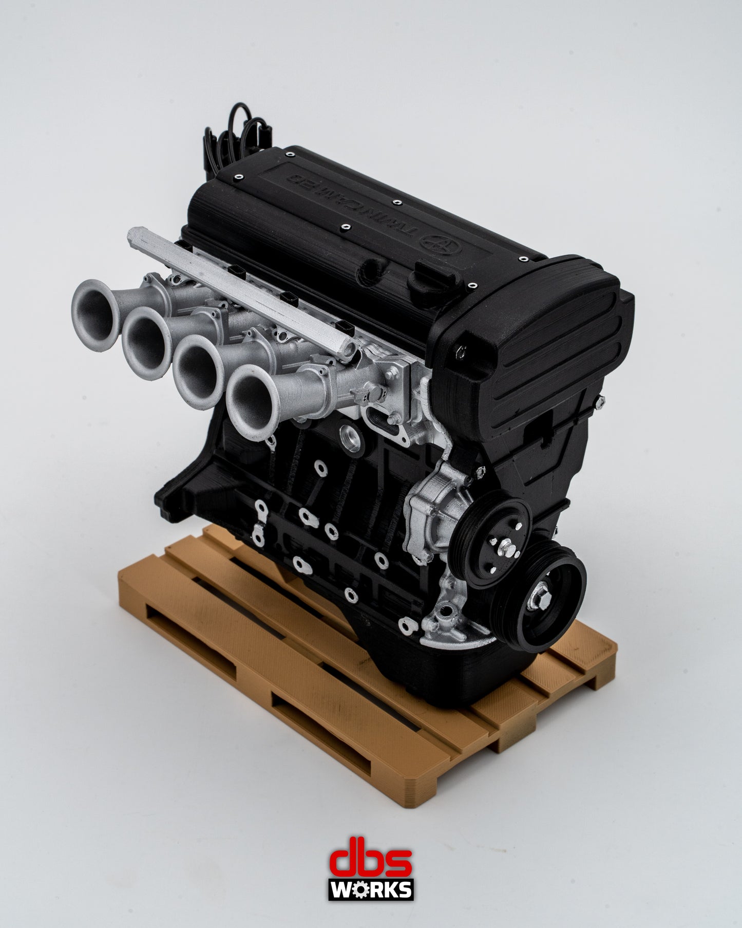 1/4 Toyota 4A-GE 20V Blacktop Engine - Assembled