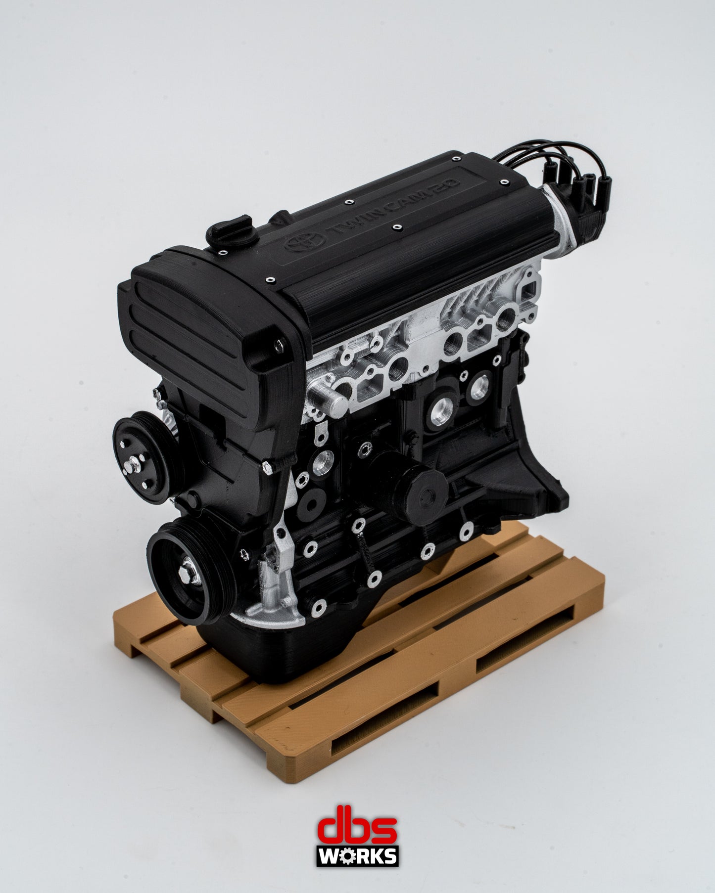1/4 Toyota 4A-GE 20V Blacktop Engine - Assembled