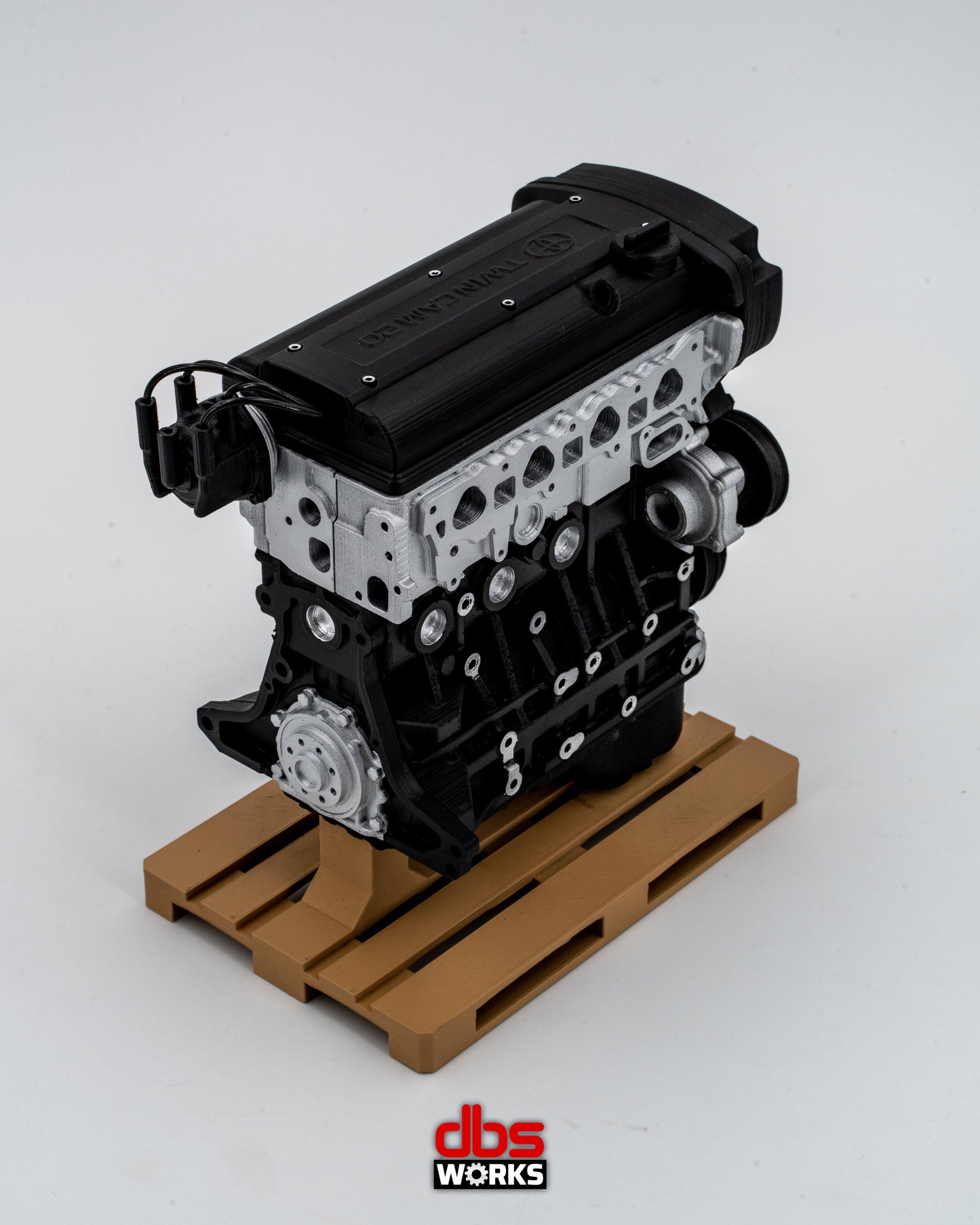 1/4 Toyota 4A-GE 20V Blacktop Engine - Assembled