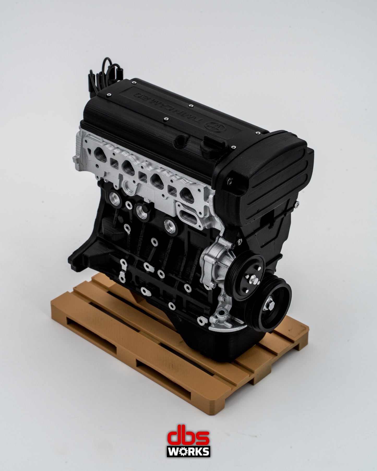 1/4 Toyota 4A-GE 20V Blacktop Engine - Assembled