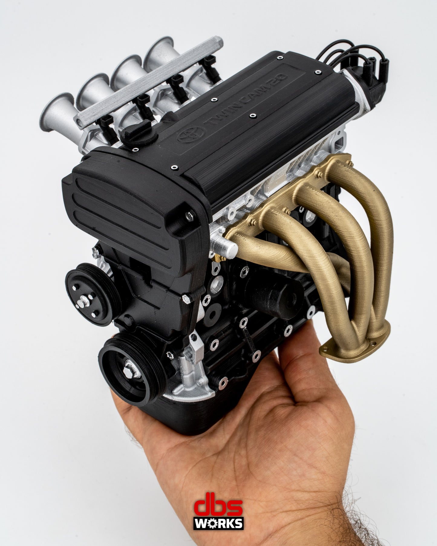 1/4 Toyota 4A-GE 20V Blacktop Engine - Assembled