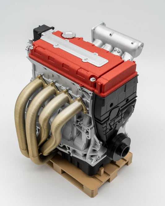 1/4 B-Series (B16/B18) RED Scale Engine – Assembled