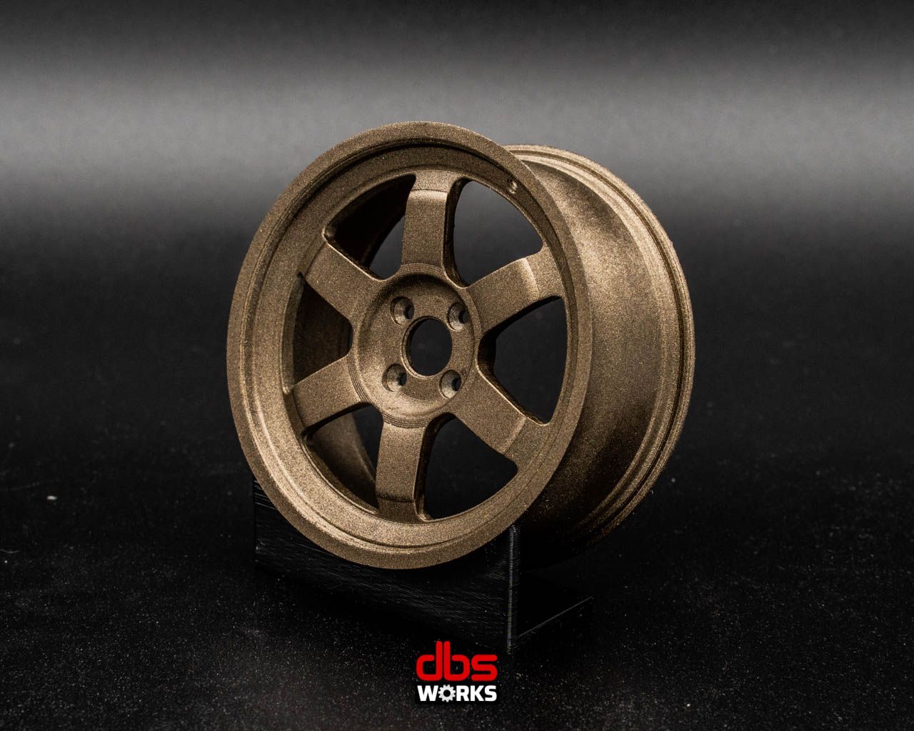 1/5 Volk Rays TE37 wheel with display case