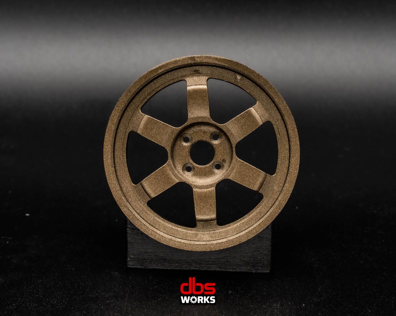 1/5 Volk Rays TE37 wheel with display case