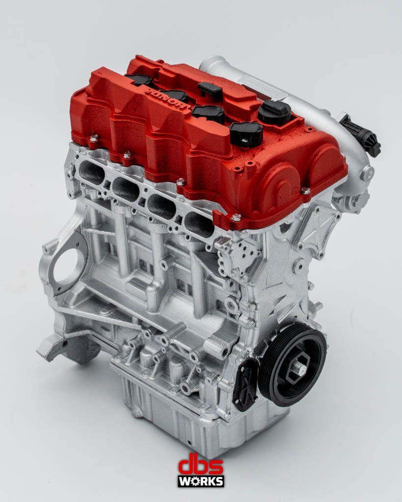 1/4 K20C1 Civic Type R (FK8) Scale Engine – RED Assembled