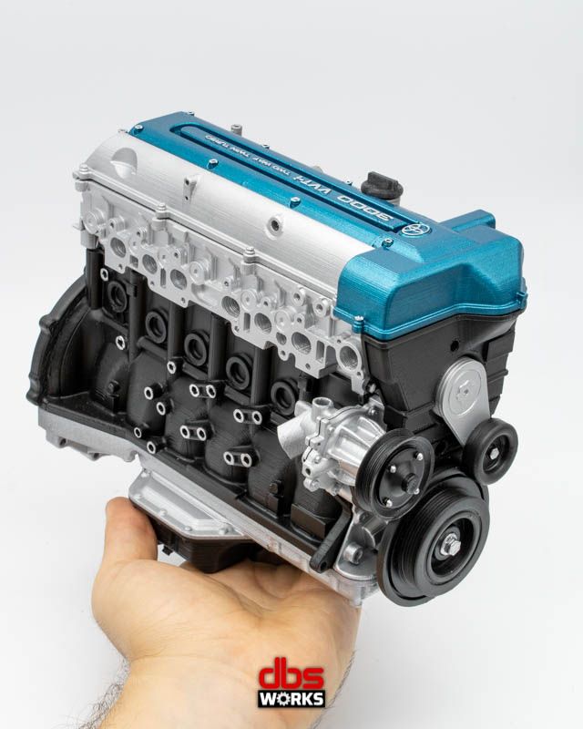 1/4 2JZ-GTE VVT-i Scale Engine - Assembled