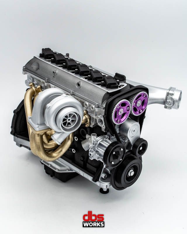 1/4 2JZ-GTE Tuned Scale Engine - Assembled