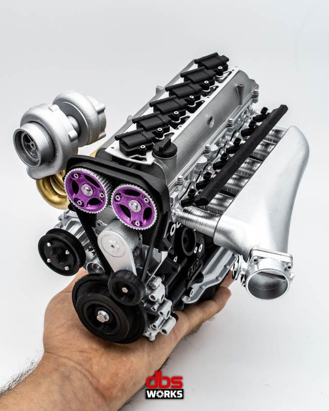 1/4 2JZ-GTE Tuned Scale Engine - Assembled