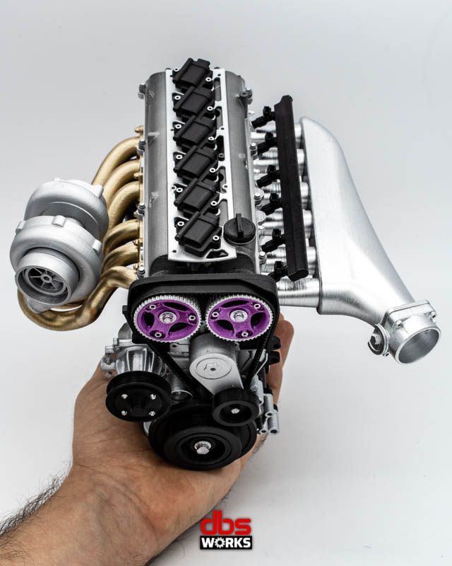 1/4 2JZ-GTE Tuned Scale Engine - Assembled