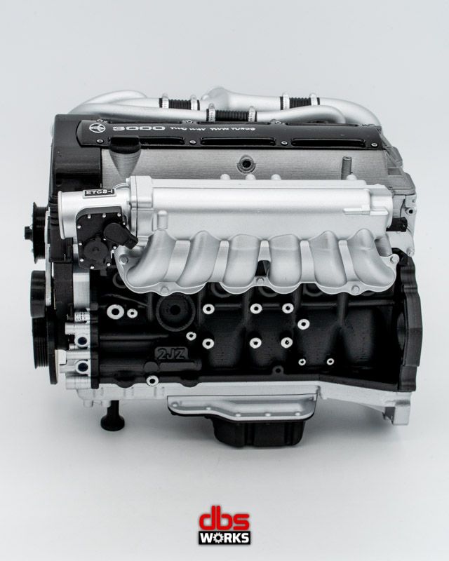 1/4 2JZ-GTE OEM Non-VVT-i Scale Engine