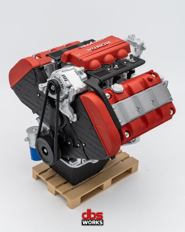 1/4 C32B Red (Honda NSX Type-R) Scale Engine