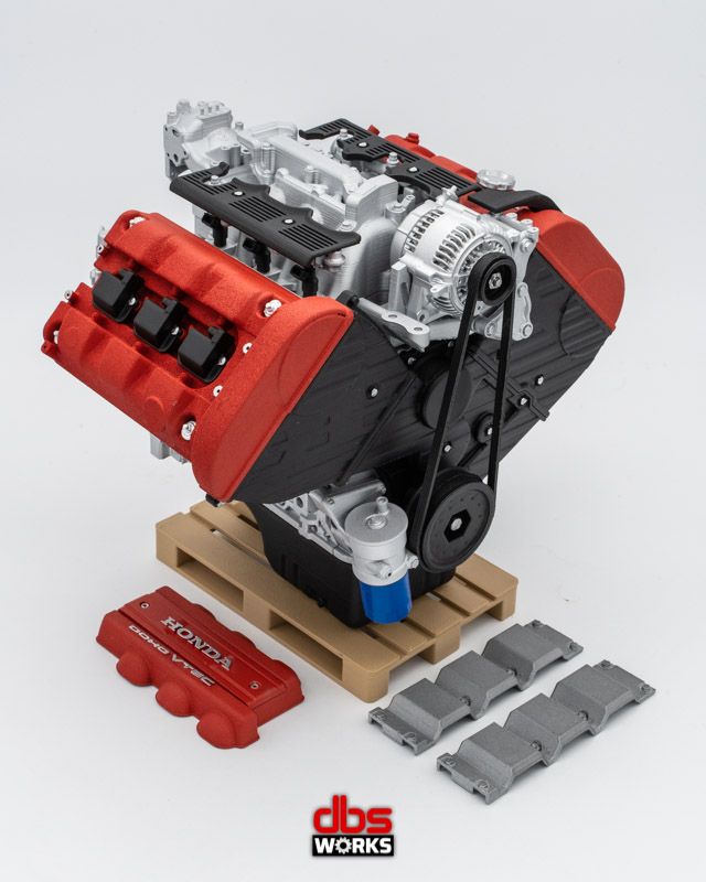 1/4 C32B Red (Honda NSX Type-R) Scale Engine