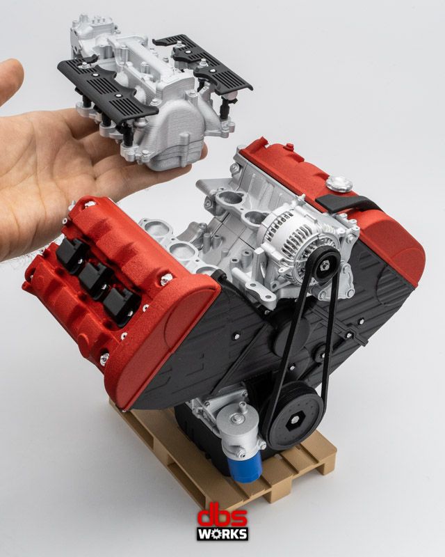 1/4 C32B Red (Honda NSX Type-R) Scale Engine