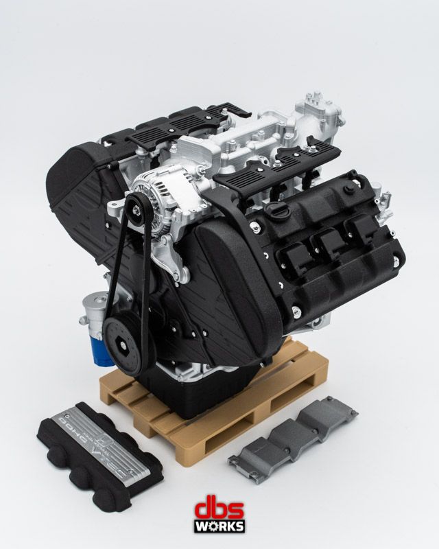 1/4 C30A/C32B Black (Honda NSX) Scale Engine