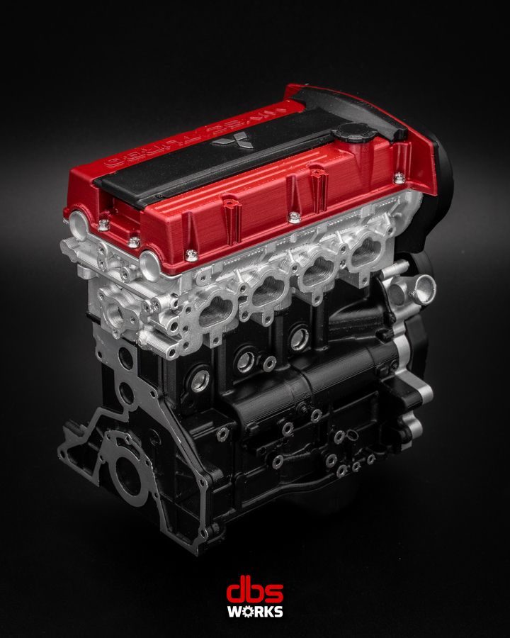 1/4 4G63T MIVEC (Mitsubishi Lancer Evolution IX) Scale Engine