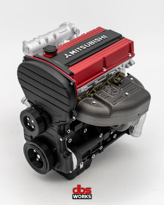 1/4 4G63T Non-MIVEC (Mitsubishi Lancer Evolution IX) Scale Engine