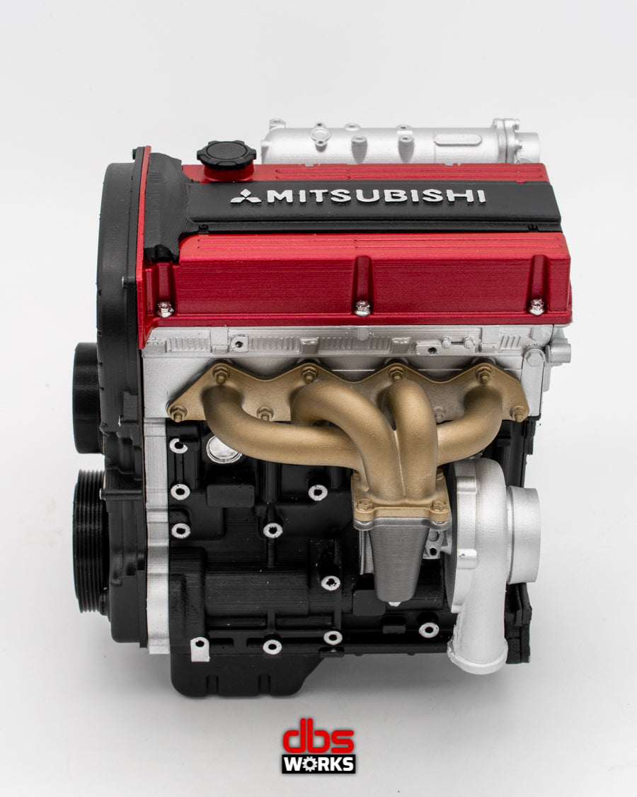 1/4 4G63T Non-MIVEC (Mitsubishi Lancer Evolution IX) Scale Engine