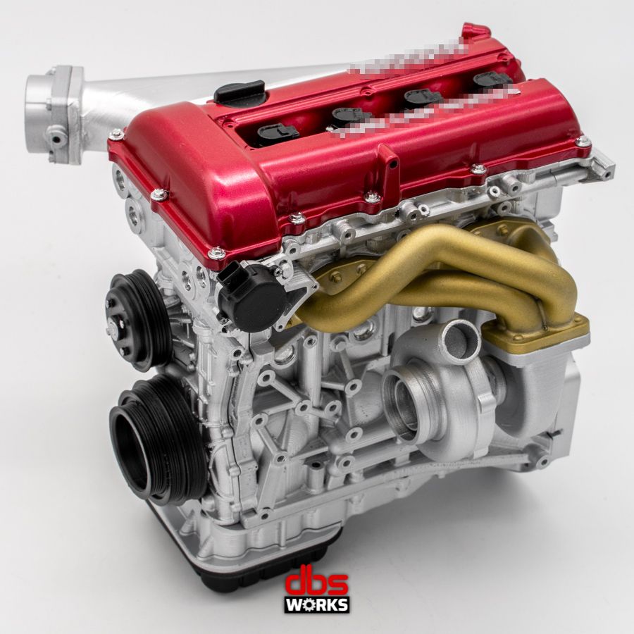 1/4 SR20DET S13 Redtop Scale Engine - Assembled