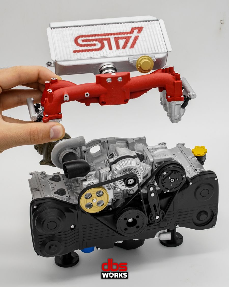 1/4 EJ20/EJ25 (Subaru Impreza/WRX/STI) Scale Engine -Assembled