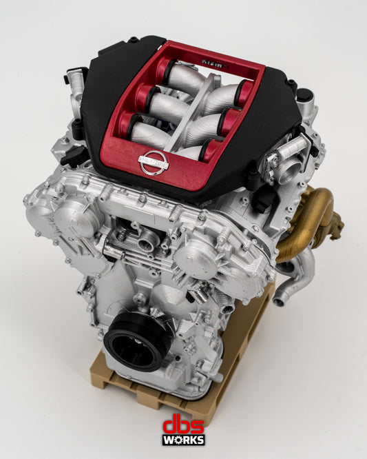 1/4 VR38DETT NISMO (Nissan GT-R R35) Scale Engine - Assembled