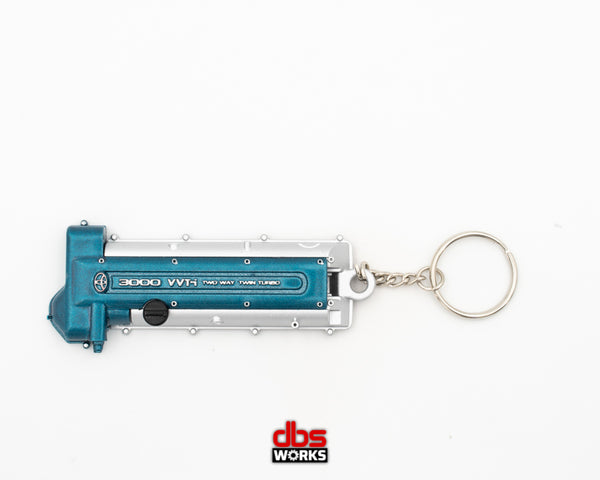 2JZ-GTE VVT-i (Supra) valve cover keychain – dbsworks