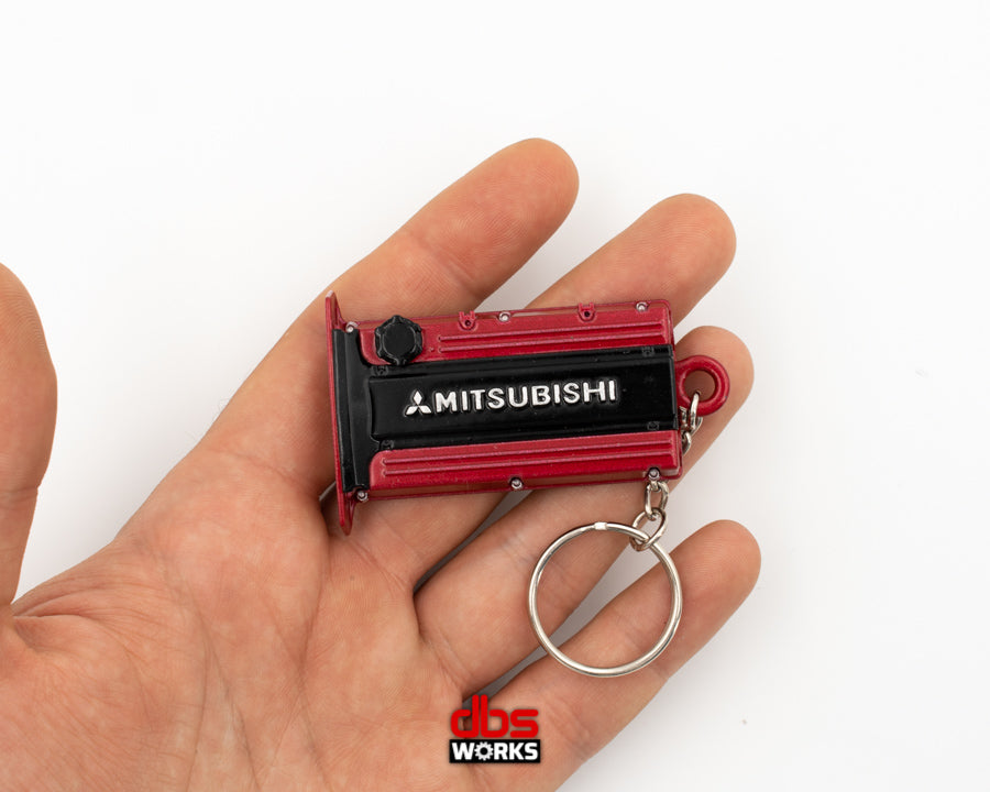 4G63T (Lancer Evolution) valve cover keychain dbsworks