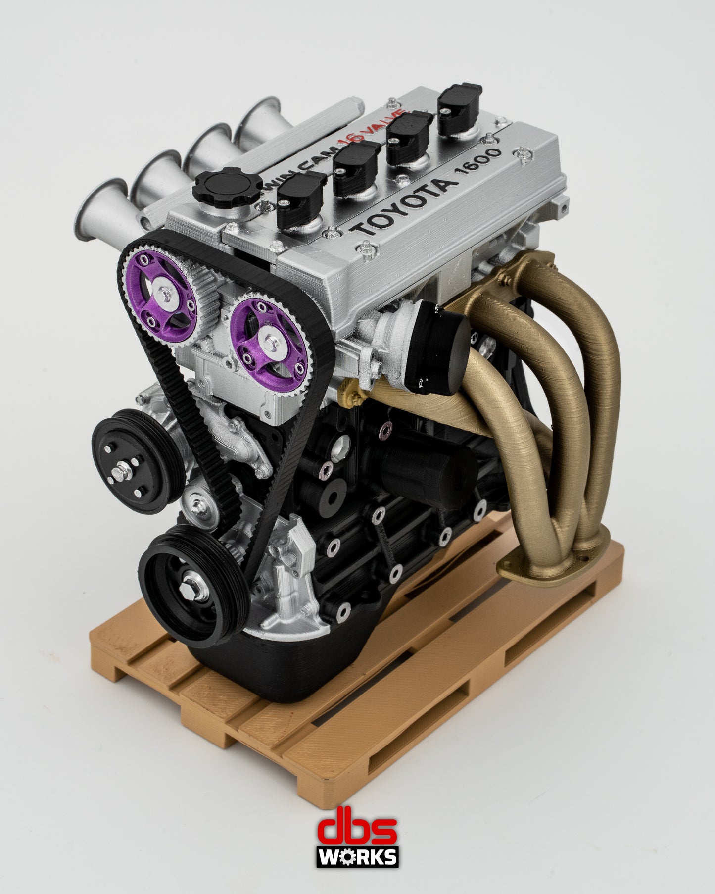 1/4 Toyota 4A-GE 16V Tuned Engine - Assembled