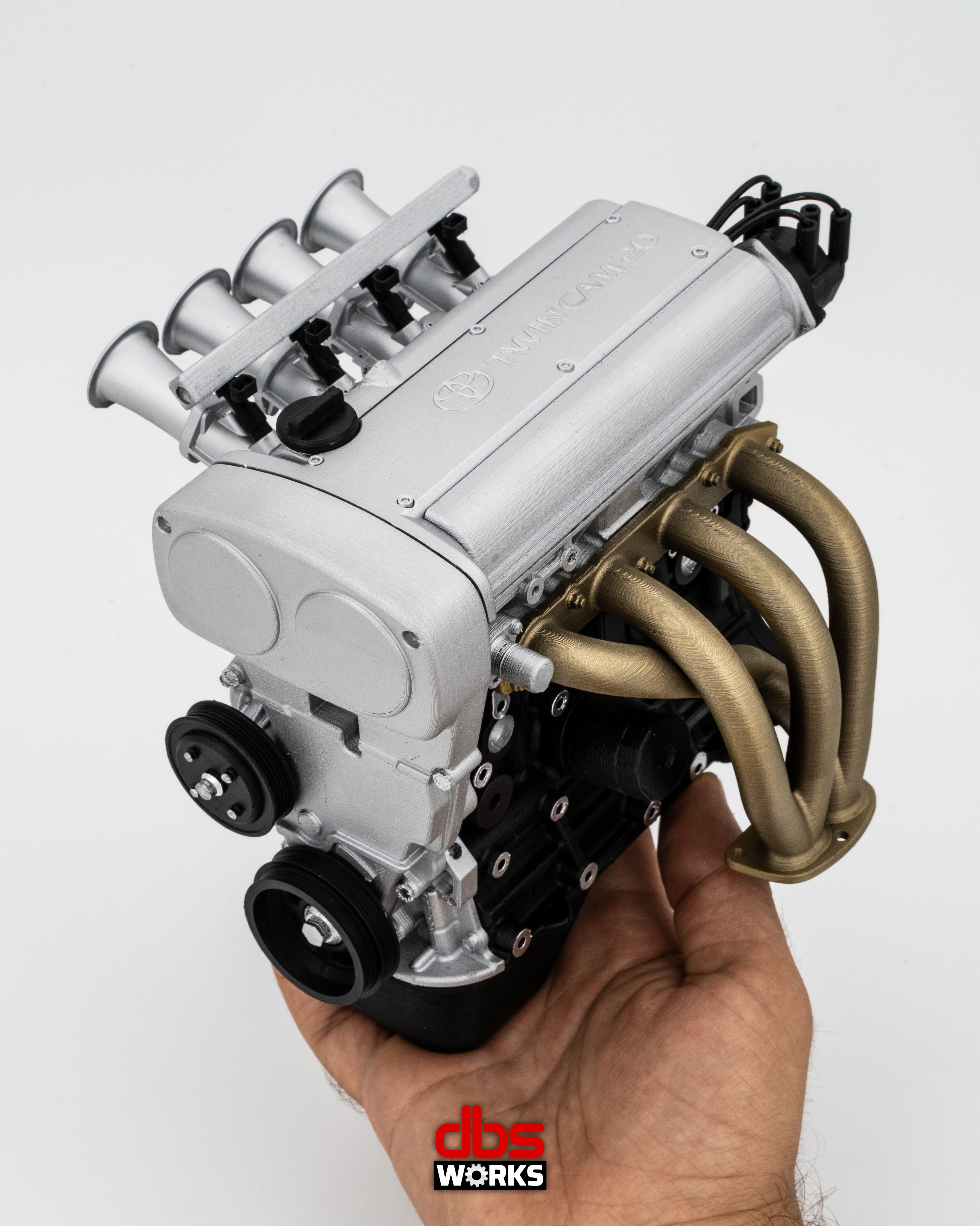 1/4 Toyota 4A-GE 20V Silvertop Engine - Assembled – dbsworks