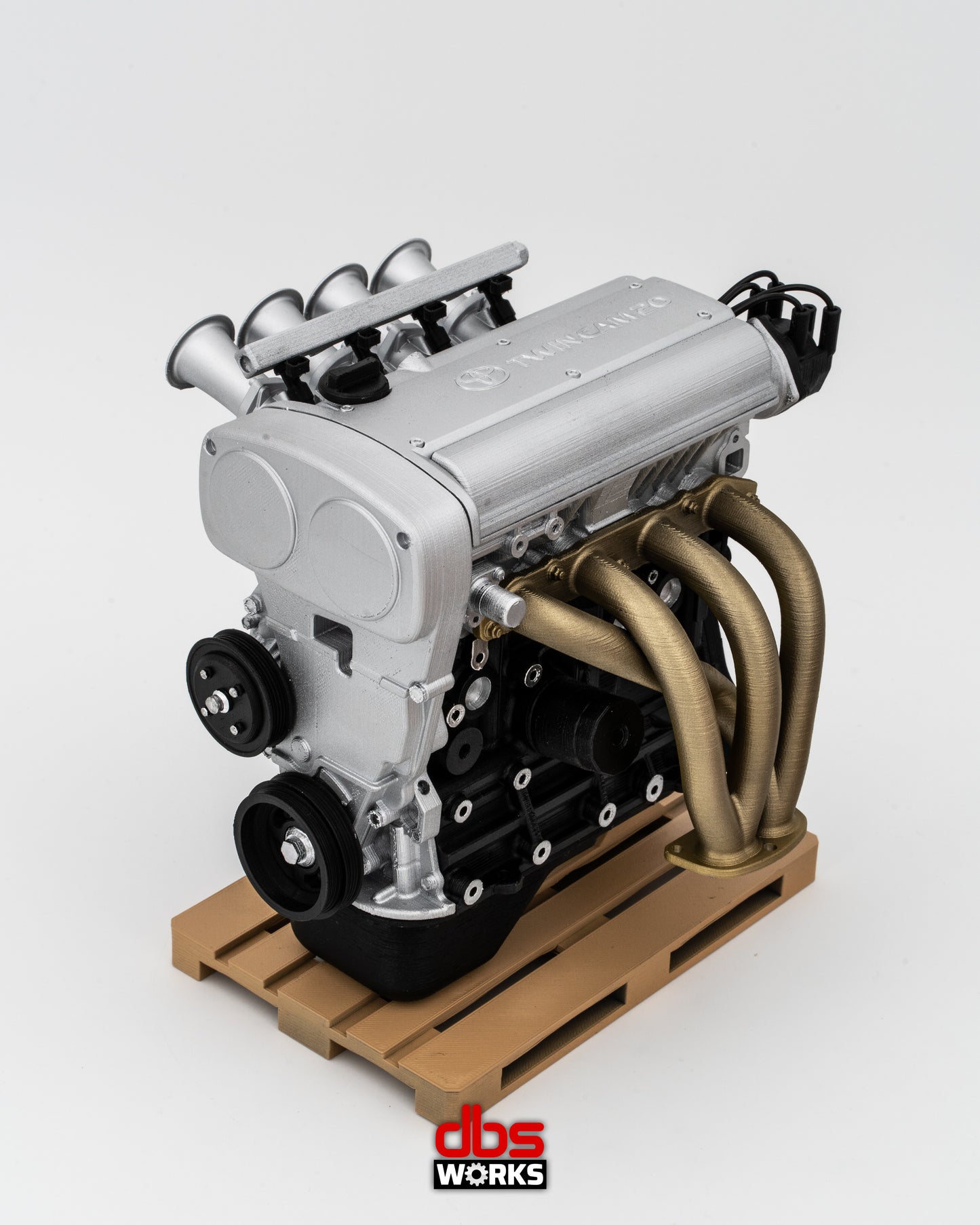 1/4 Toyota 4A-GE 20V Silvertop Engine - Assembled