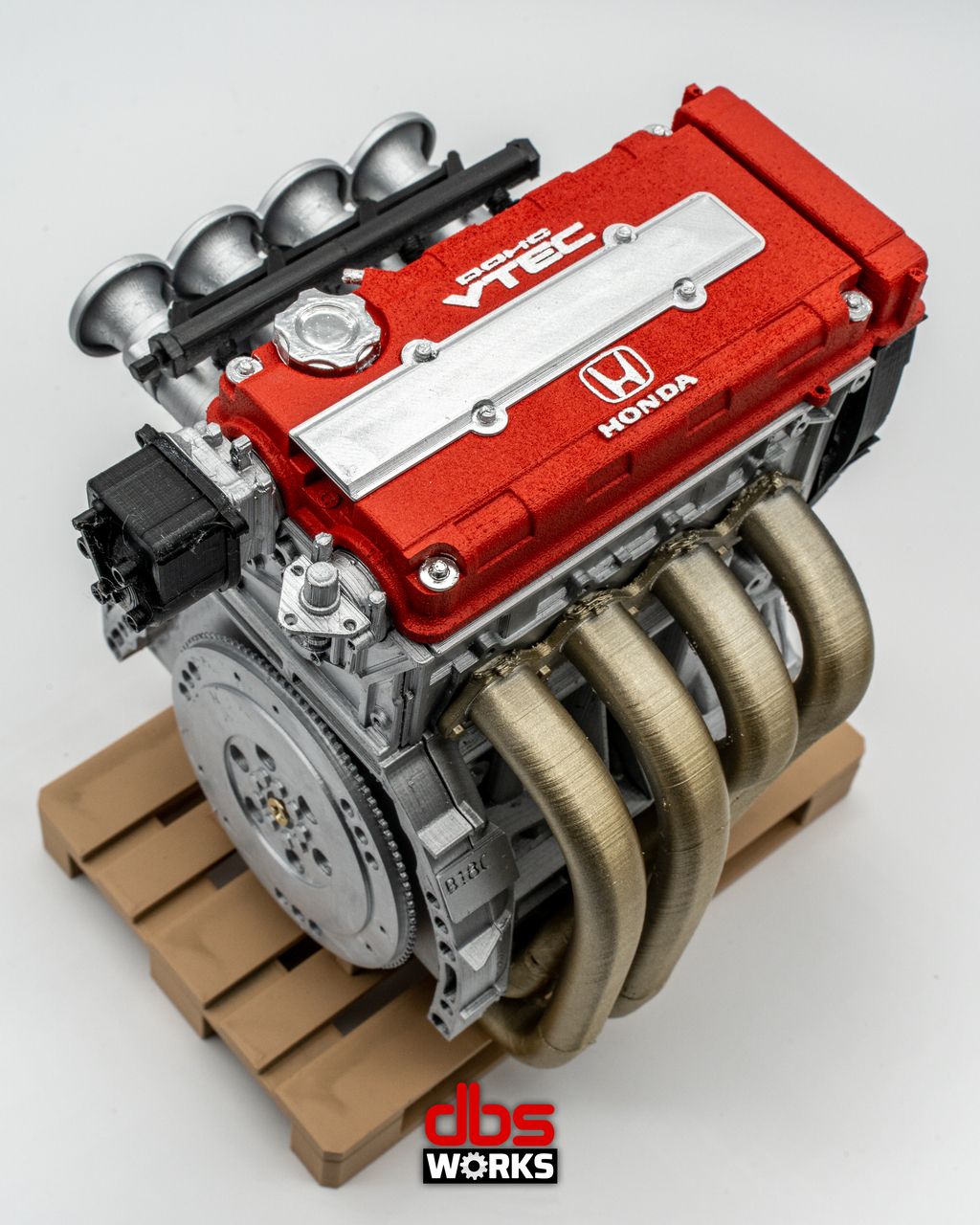 1/4 B-Series (B16/B18) CUSTOM Scale Engine - Assembled – dbsworks - 外装、エアロ