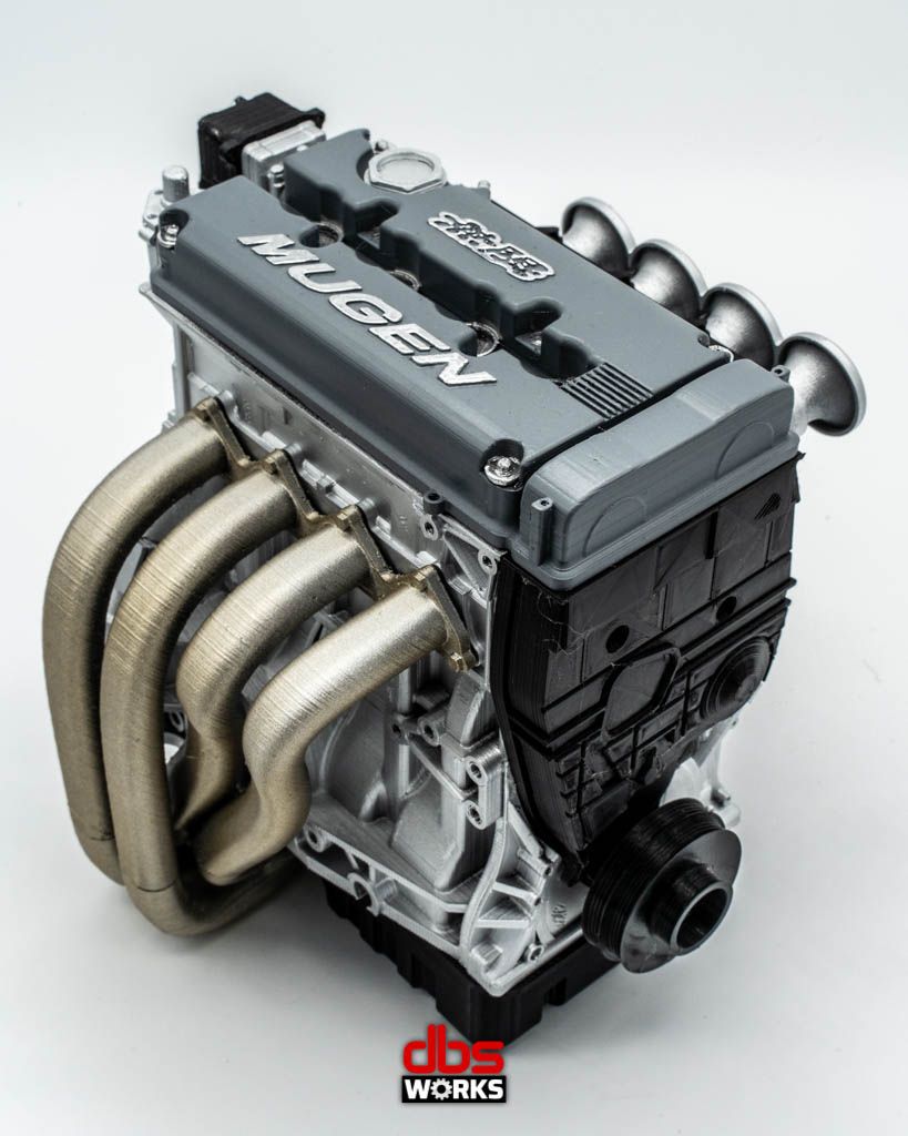 1/4 B-Series (B16/B18) MUGEN Scale Engine – Assembled – dbsworks