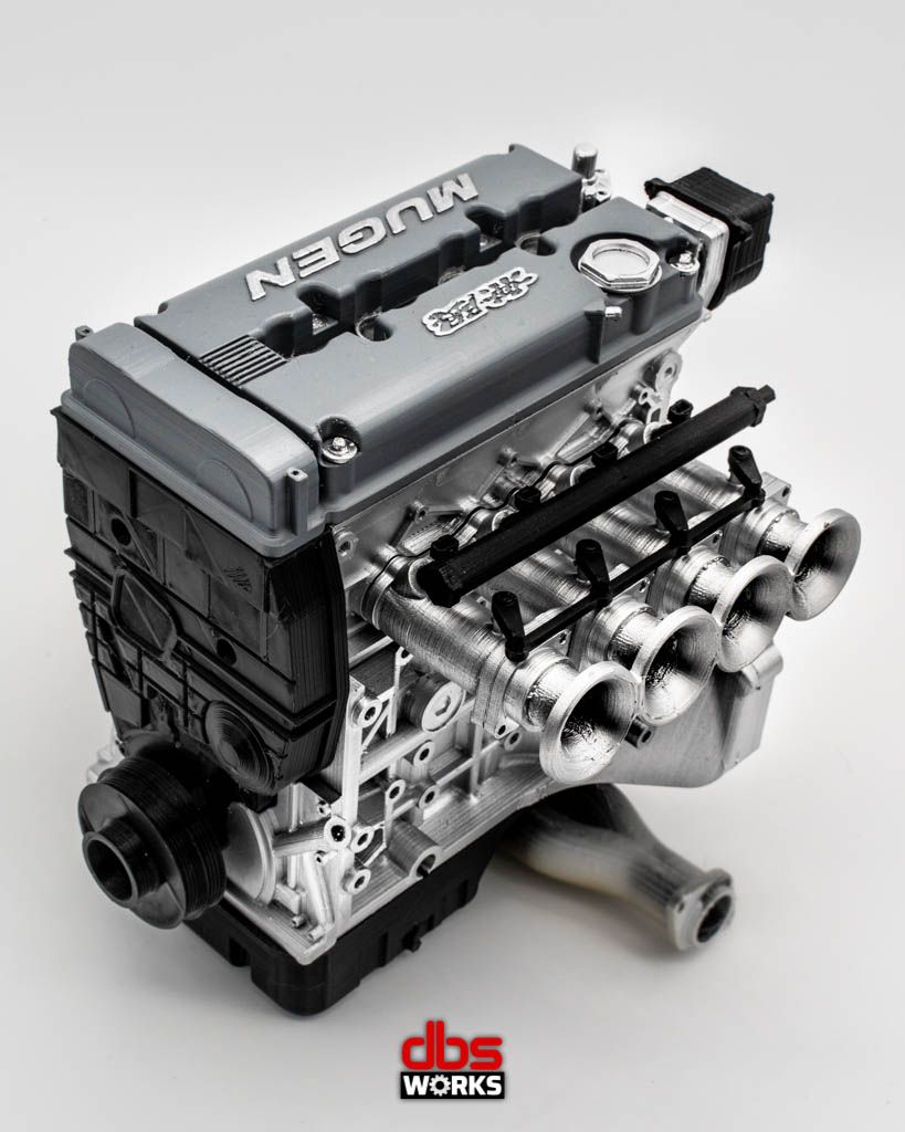 1/4 B-Series (B16/B18) MUGEN Scale Engine – Assembled