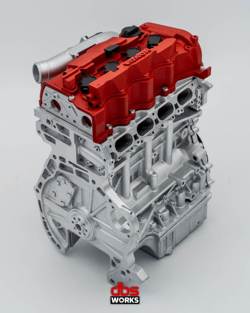 1/4 K20C1 Civic Type R (FK8) Scale Engine – RED Assembled