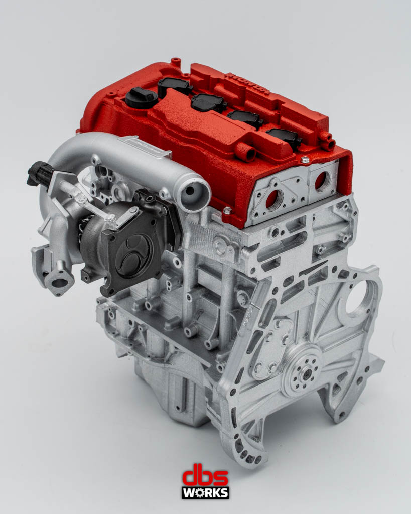 1/4 K20C1 Civic Type R (FK8) Scale Engine – RED Assembled – dbsworks