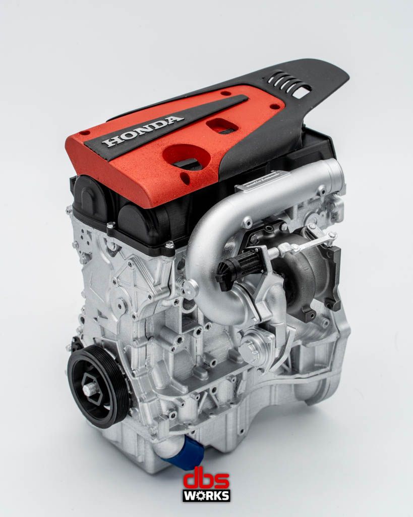 1/4 K20C1 Civic Type R (FK8) Scale Engine – Assembled – dbsworks