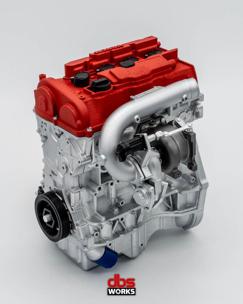 1/4 K20C1 Civic Type R (FK8) Scale Engine – RED Assembled – dbsworks