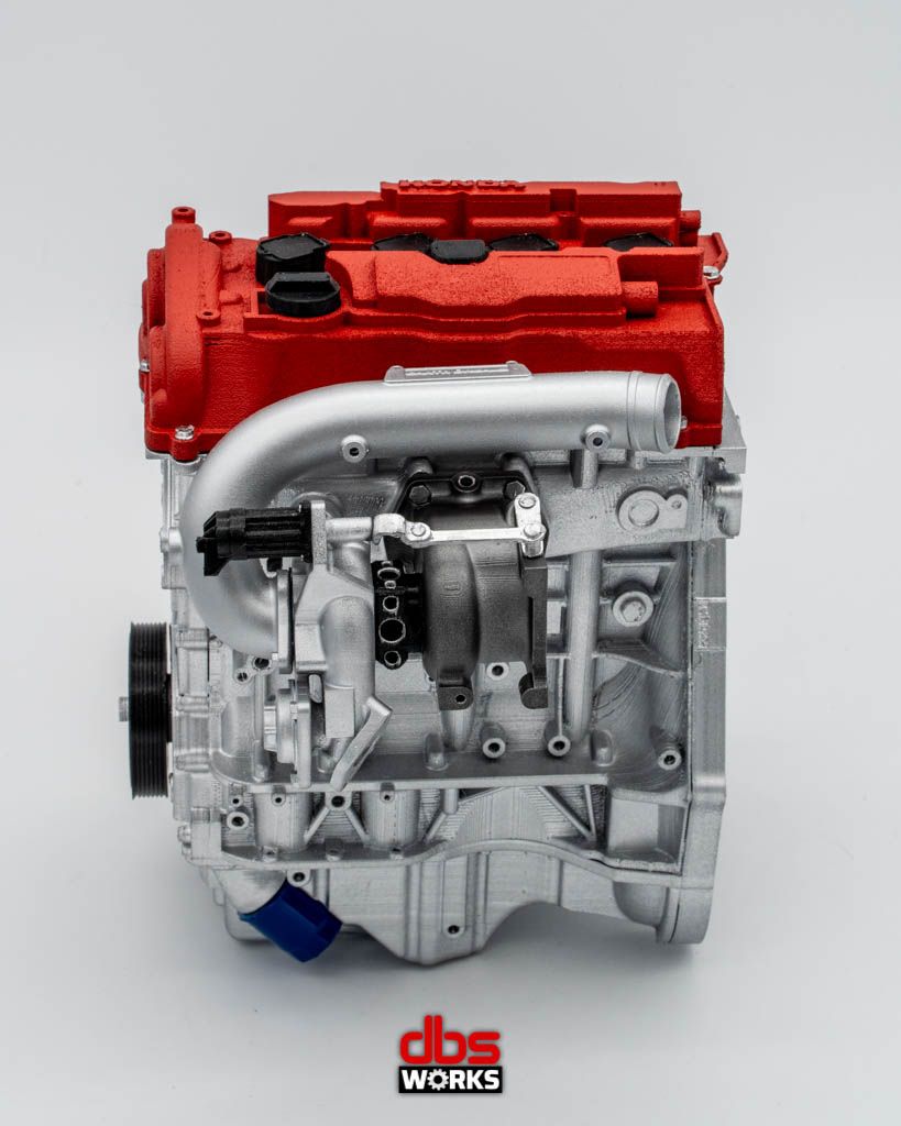 1/4 K20C1 Civic Type R (FK8) Scale Engine – RED Assembled – dbsworks