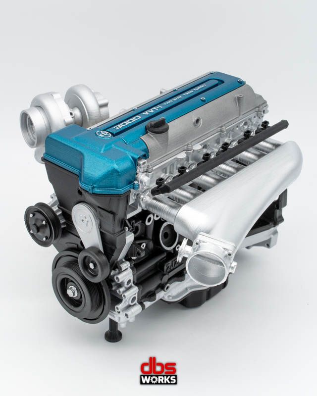 1/4 2JZ-GTE VVT-i Scale Engine - Assembled
