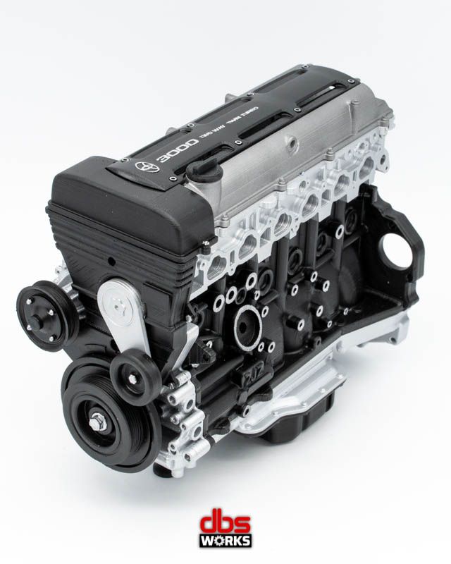 1/4 2JZ-GTE Non-VVT-i Scale Engine - Assembled
