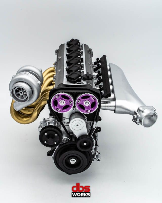 1/4 2JZ-GTE Tuned Scale Engine - Assembled